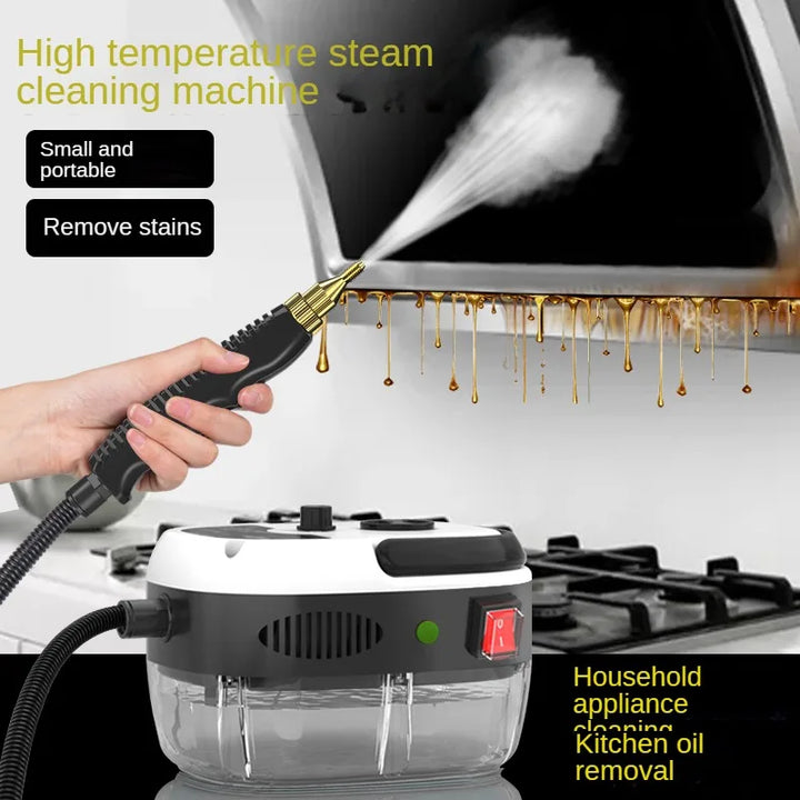 2500W Steam Cleaner High temperature Jet Washer Range Hood for Kitchen Air Conditioner Car Cleaning